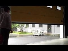 Insulated Industrial Sectional Doors RAL9006 / RAL9002 Color For Warehouse