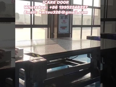 Dock leveler (telescopic) suitable for cold storage