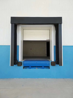 Mechanical Loading Dock Shelter PVC Canvas folded Dock Door Shelters