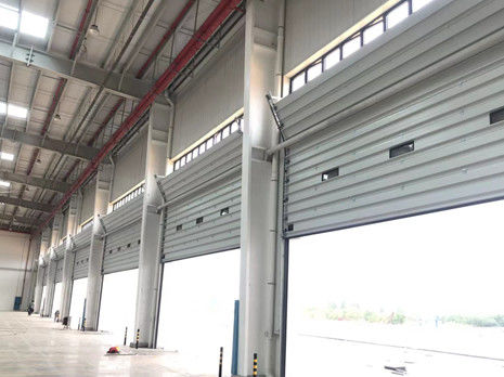 Heavy Duty Outdoor Industrial Sectional Doors Logistics Industrial Security Door