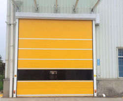 Customizable Resilient PVC Fast Door Frost-Resistant Windows Automatic Track Reset For Performance