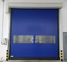 Buy ISO 9001 Industrial Fabric Roll Up Doors Automatic High Speed Fabric Doors online manufacture