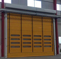 Buy Shipyards Vertical Fabric Roll Doors Featuring 12mm PVC Material Ideal for Industry Airports and Robust Industrial Needs online manufacture