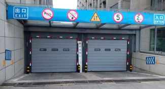 Buy Customizable High Speed Spiral Door Parking Lot Entrance And Exit Door online manufacture