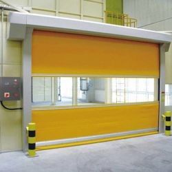 Buy Wholesale Customized Industrial Commercial Automatic Curtain Fast Acting Rapid High Speed PVC Door online manufacture