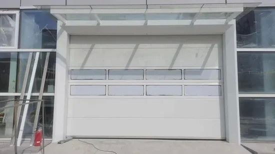 Buy Automatic Steel Aluminum Sectional Door with 0.4mm Galvanized Steel and 2.0mm Track for Garage online manufacture