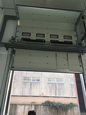 Buy Industrial Sectional Garage Door with Anti-Pinch Design 40mm Thickness and AC 220V-240V Motor online manufacture