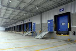 Buy Galvanized Steel Industrial Overhead Door Featuring AC 220V 240V 50 60Hz Motor Suitable for Large Industrial Facilities online manufacture