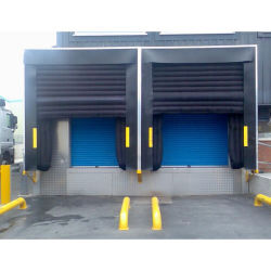 Buy Inflatable Mechanical Extended PVC Retractable Sponge Dock Shelter for Sealing and Insulation at Loading Docks online manufacture