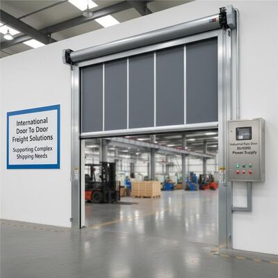 Buy Industrial Fast Door 50 60Hz Power Supply International Door To Door Freight Solutions Supporting Complex Shipping Needs online manufacture
