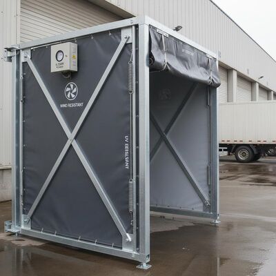 Buy Waterproof And UV Resistant Loading Dock Shelter With 0.75KW Power And Wind Resistance Designed To Withstand Strong Winds online manufacture