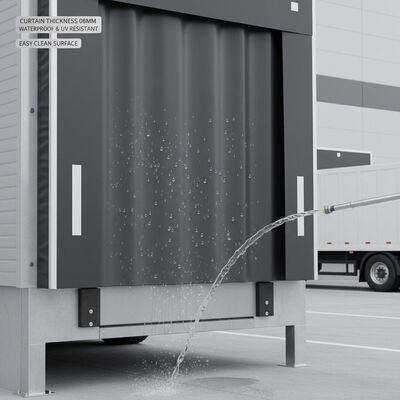 Buy Curtain Thickness 08mm Loading Dock Shelter Offering Waterproof UV Resistant Fabric and Low Maintenance Easy to Clean Surfaces online manufacture