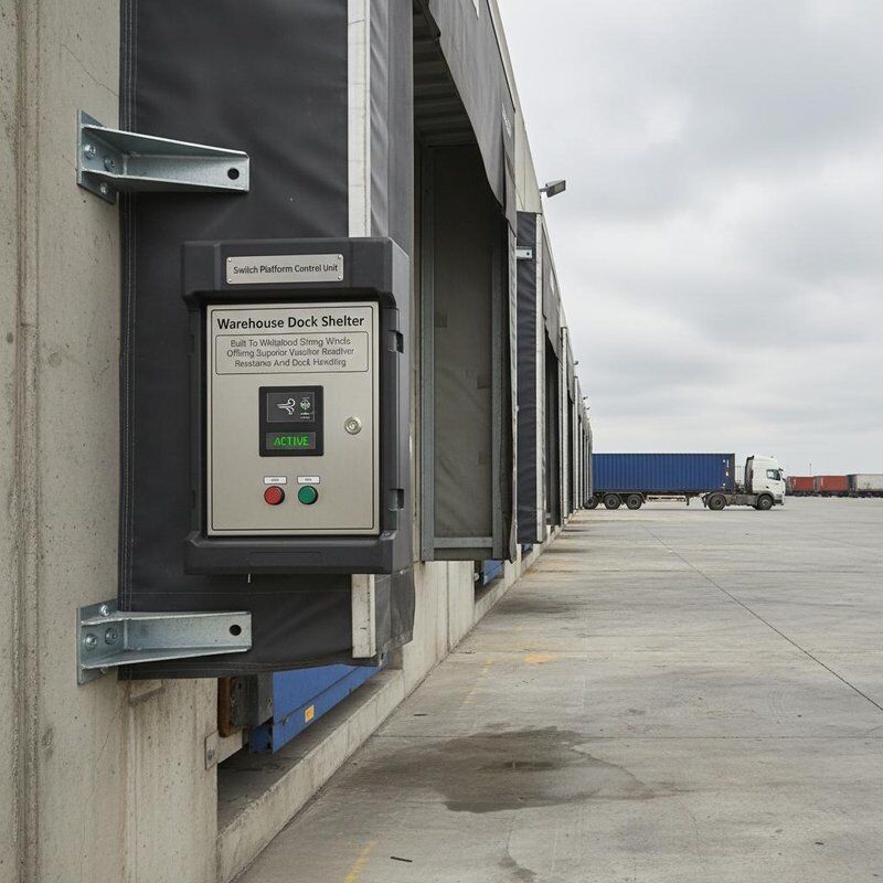 Heavy-Duty Loading Dock Shelter with Thermal Insulation & Wind Resistance