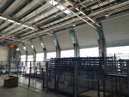 HDG Steel Industrial Sectional Doors Customized Insulated Sectional Steel Doors