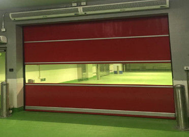 Durable PVC Industrial High Speed Roll Up Doors Automatic For Clean Workshop