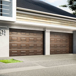 Customized Smart Electric Garage Door Modern Villa Sectional Aluminum Garage Door
