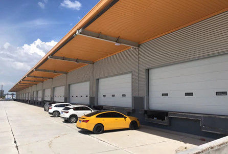 Insulated Secure Automatic Sectional Garage Door for Customized Size Industrial Facilities