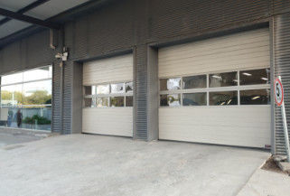 Insulated Sectional Garage Door For Cold Storage Remote Control Options