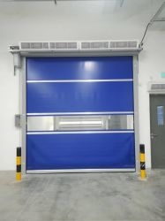 Upgrade Productivity PVC High Speed Door 2 M/s Opening Speed 1000-1500 High Frequency Openings