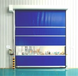 Upgrade Productivity PVC High Speed Door 2 M/s Opening Speed 1000-1500 High Frequency Openings