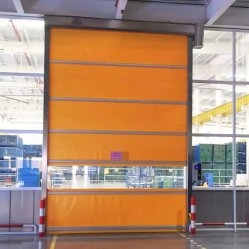 Customizable Resilient PVC Fast Door Frost-Resistant Windows Automatic Track Reset For Performance