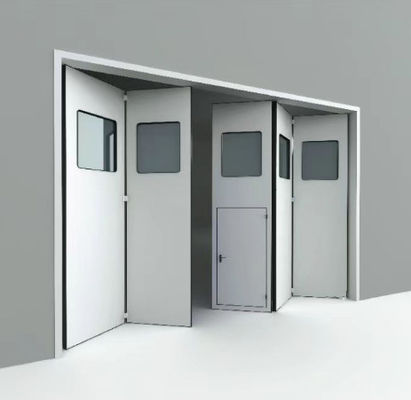 Manual / Automatic Sliding Folding Doors 57mm Door Panel Thickness