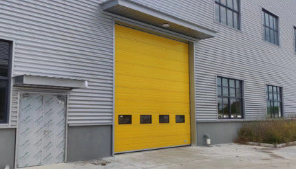 Automatic Insulated Sectional Doors sandwich Industrial Factory Door Customized