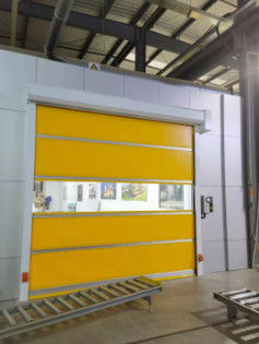 Wind Resistance 15 - 20m/S Industrial Fast Door With Galvanized Steel Frame