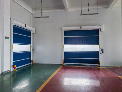 Roll Up Industrial Fast Door Anti Deformation Tear Resistance 900N / 800N