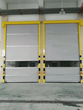 Automatic Steel High Speed PVC Roll Up Doors For Industrial Plants