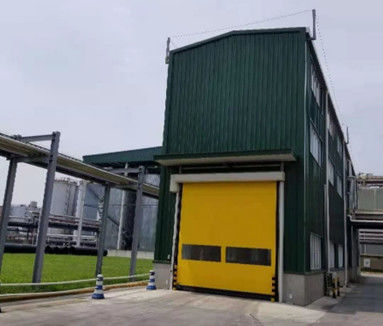 CE Industrial Fast Door High Strength Polyester Fiber PVC Curtain Thickness 0.8mm
