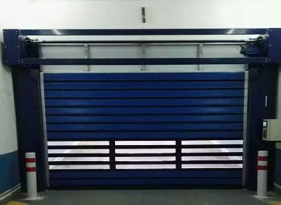 Aluminum Alloy Hard High Speed Rolling Door 1.2M/S - 2.0M/S Opening Speed