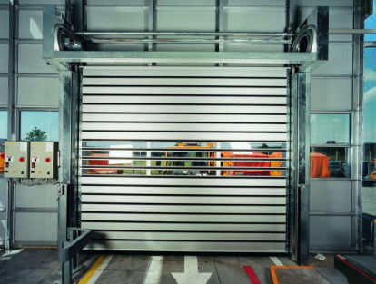 1250mm - 7000mm Width High Speed Spiral Door Panel Thickness 40mm