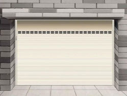 Industrial Automatic Electric Steel Insulated PU Segmented Sliding Overhead Garage Door