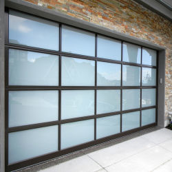 Aluminum Alloy Electric Durable Sliding Overhead Sectional Garage Door Home Hotel Sectional Garage Door