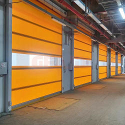 Infrared Security System High Speed Rapid Roll Doors In Clean Workshops