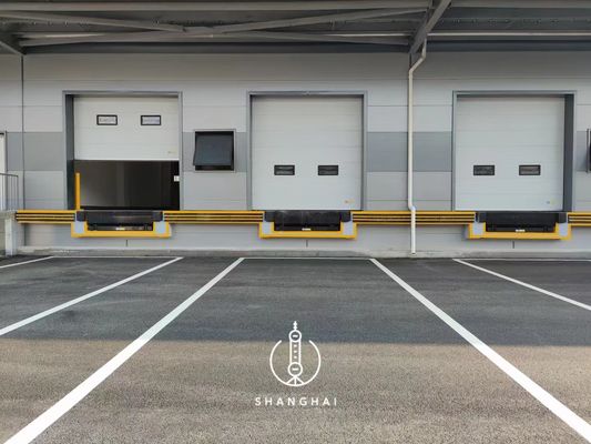 Automatic Thermal Insulation Metal Painted Steel Plate Exterior Sectional Sliding Lifting Overhead Door