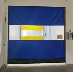 Upgrade Productivity PVC High Speed Door 2 M/s Opening Speed 1000-1500 High Frequency Openings